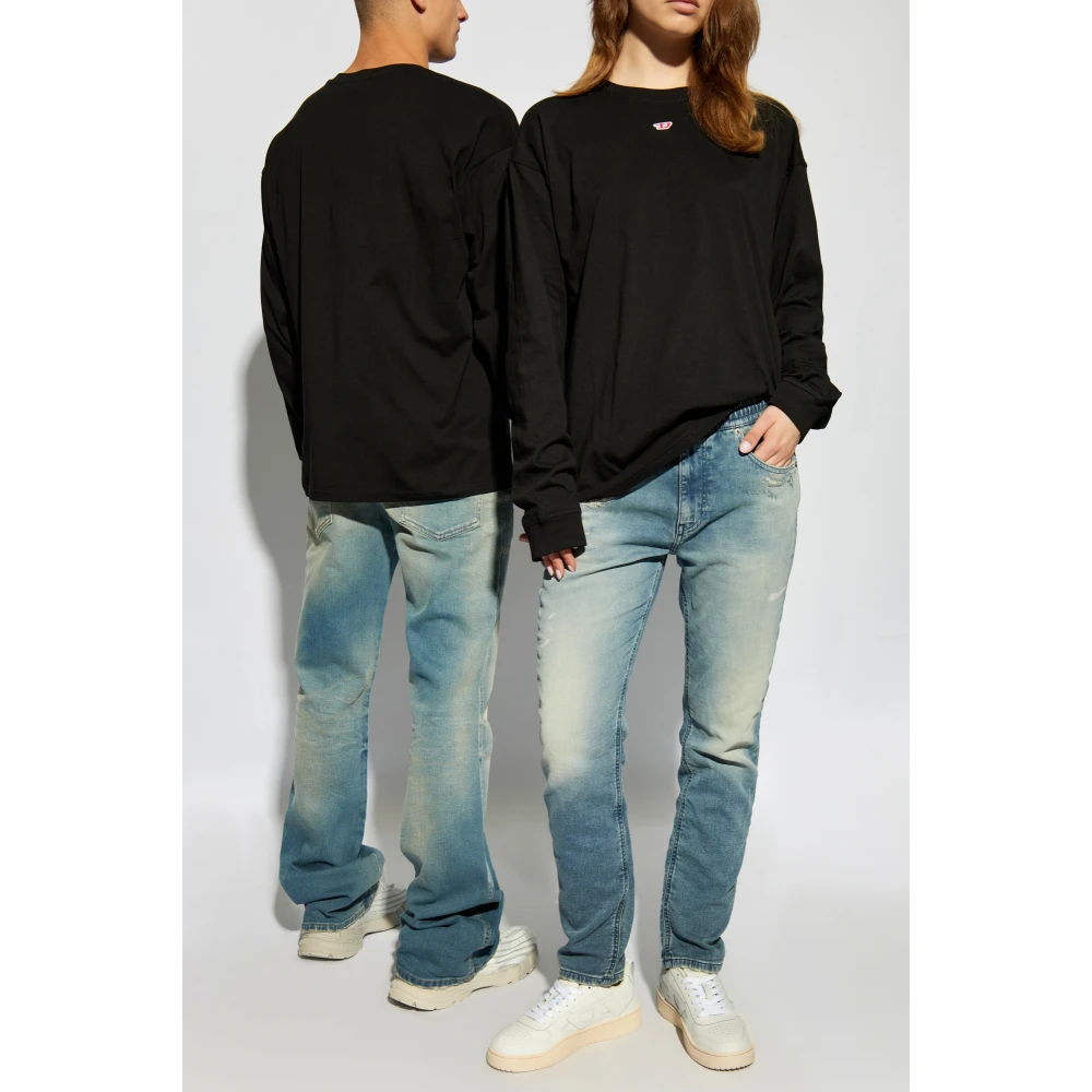 Diesel T-shirt T-Boxt-Ls-D Black Unisex