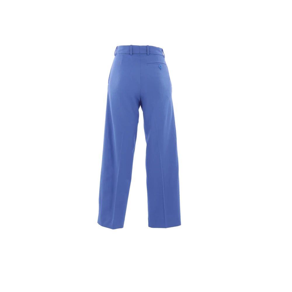 Meta Campania Collective Gilles Twill Wol Broek Blue Dames