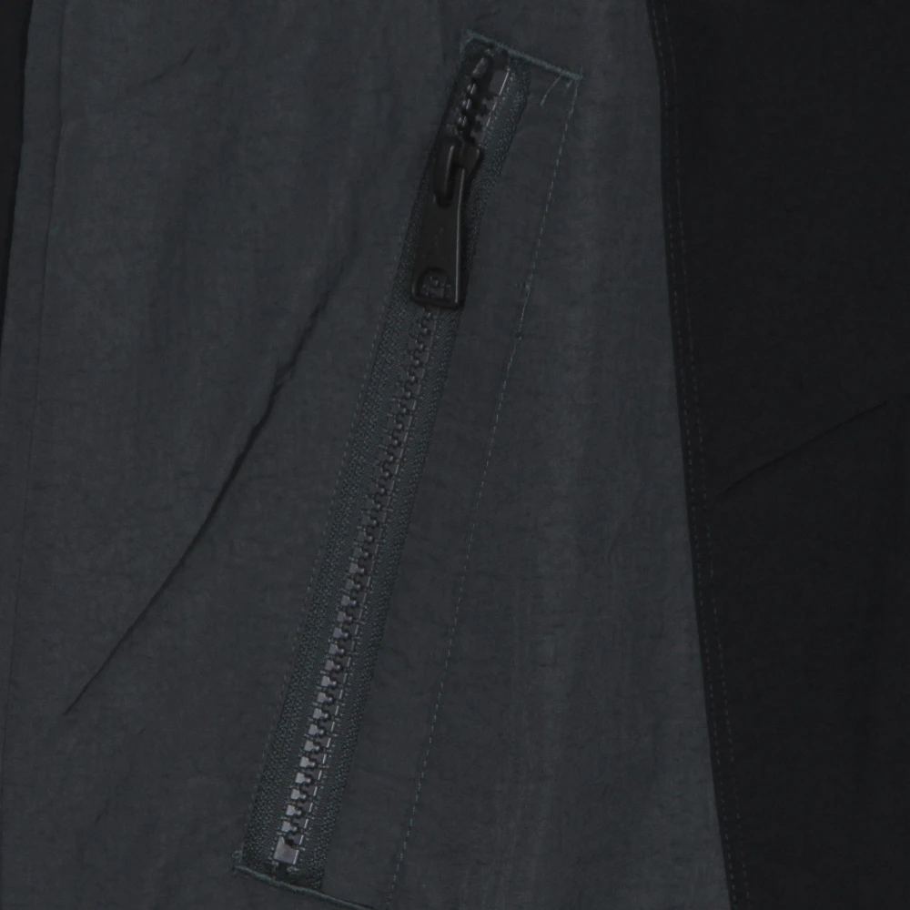Jordan Zwarte Windbreaker Jas met Grijze Accenten Black Heren