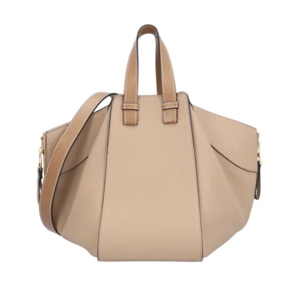 Loewe Pre-owned Fabric shoulder-bags Beige Dames