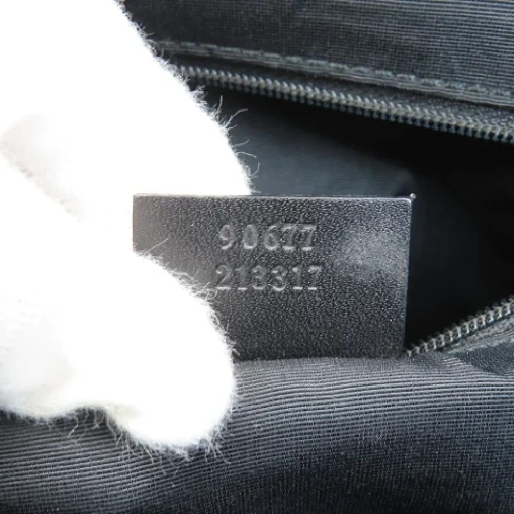 Gucci Vintage Pre-owned Canvas totes Black Dames