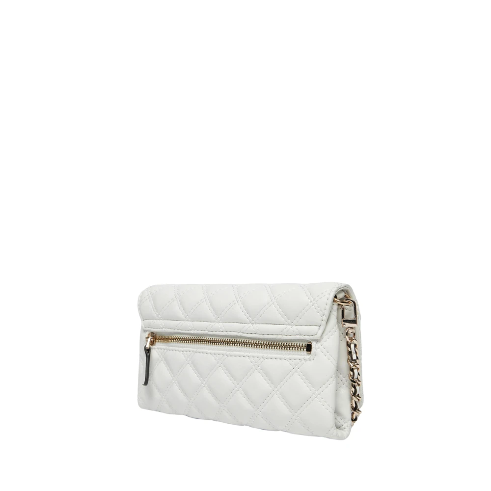 Guess Witte schoudertas met gouden details White Dames