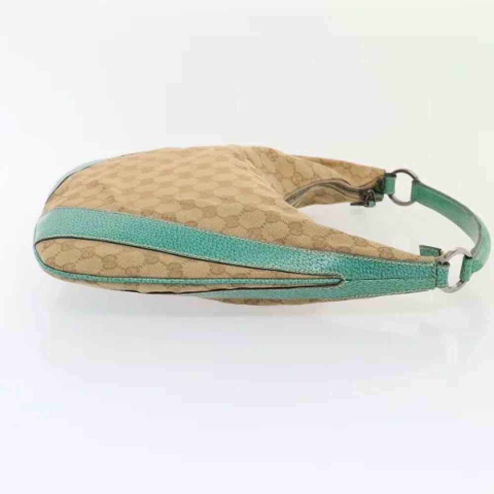 Gucci Vintage Pre-owned Canvas gucci-bags Beige Dames