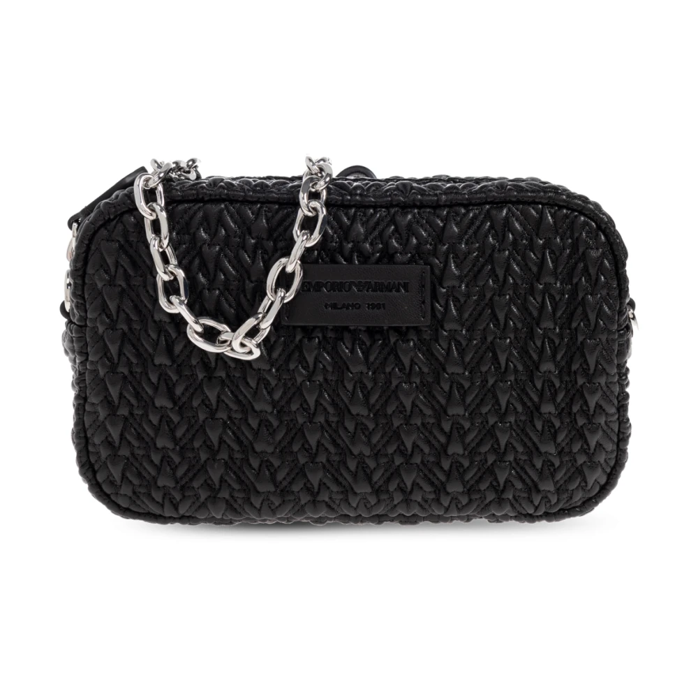 Emporio Armani Black Shoulder Bag - Female - Shoulder Bags - One Size - Bags