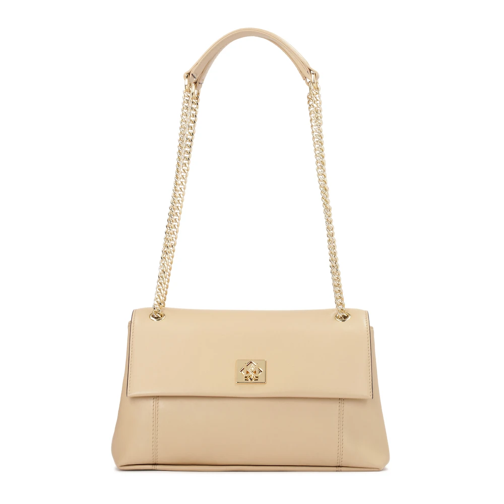 Kazar Beige handtas met klep Beige Dames