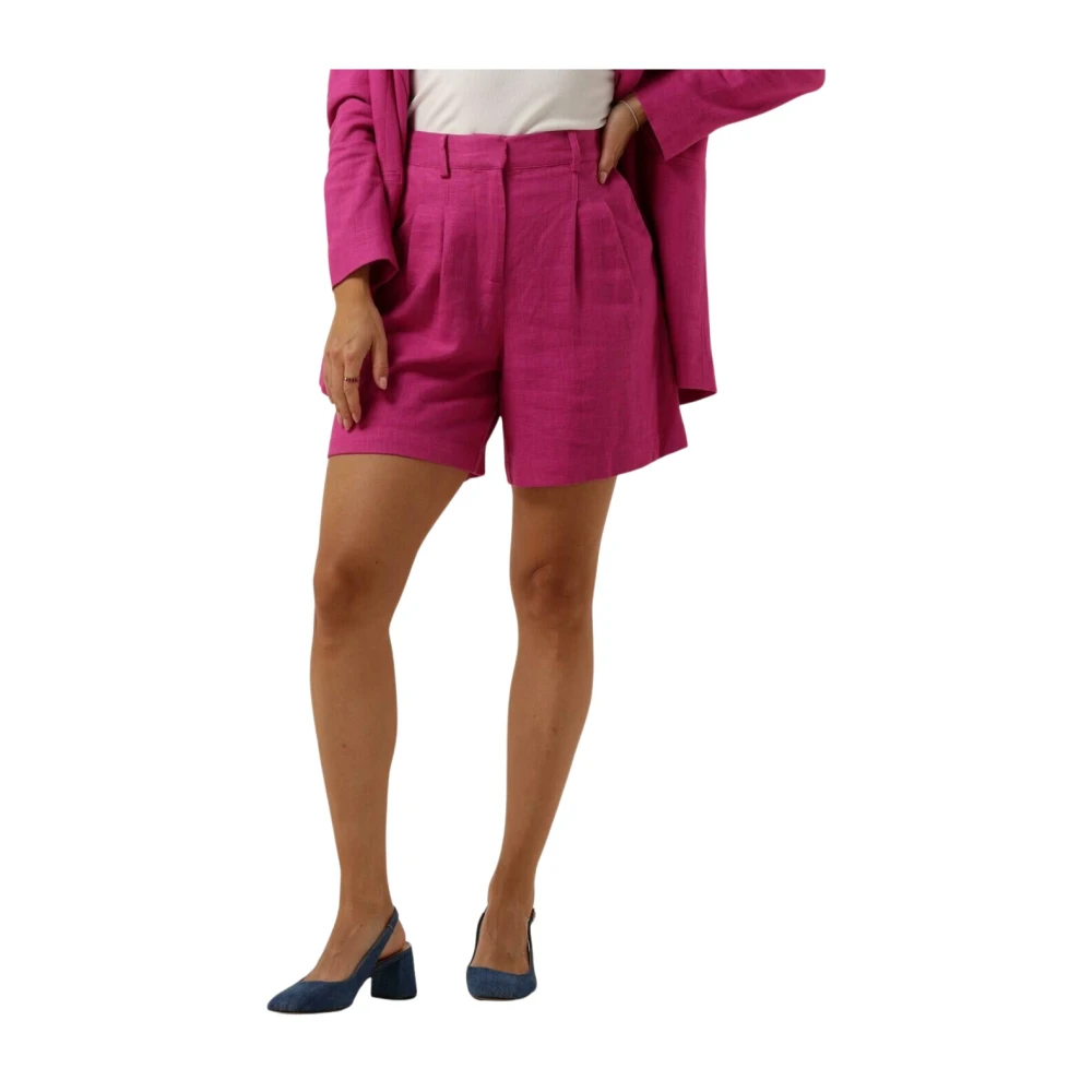 Y.A.S Roze Zomer Shorts Trendy Stijl Pink Dames