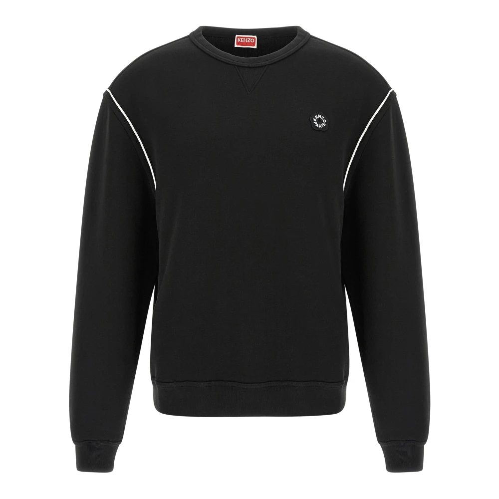 Kenzo Svart Boke Flower 2.0 Broderad Sweatshirt