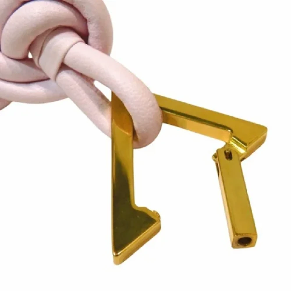 Bottega Veneta Vintage Pre-owned Metal key-holders Yellow Dames