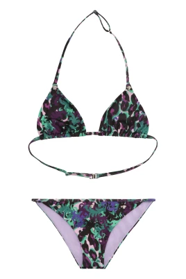 Camouflage Print Bikini Baddräkt