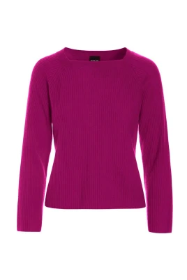 Cloud Cashmere Rib Bluse
