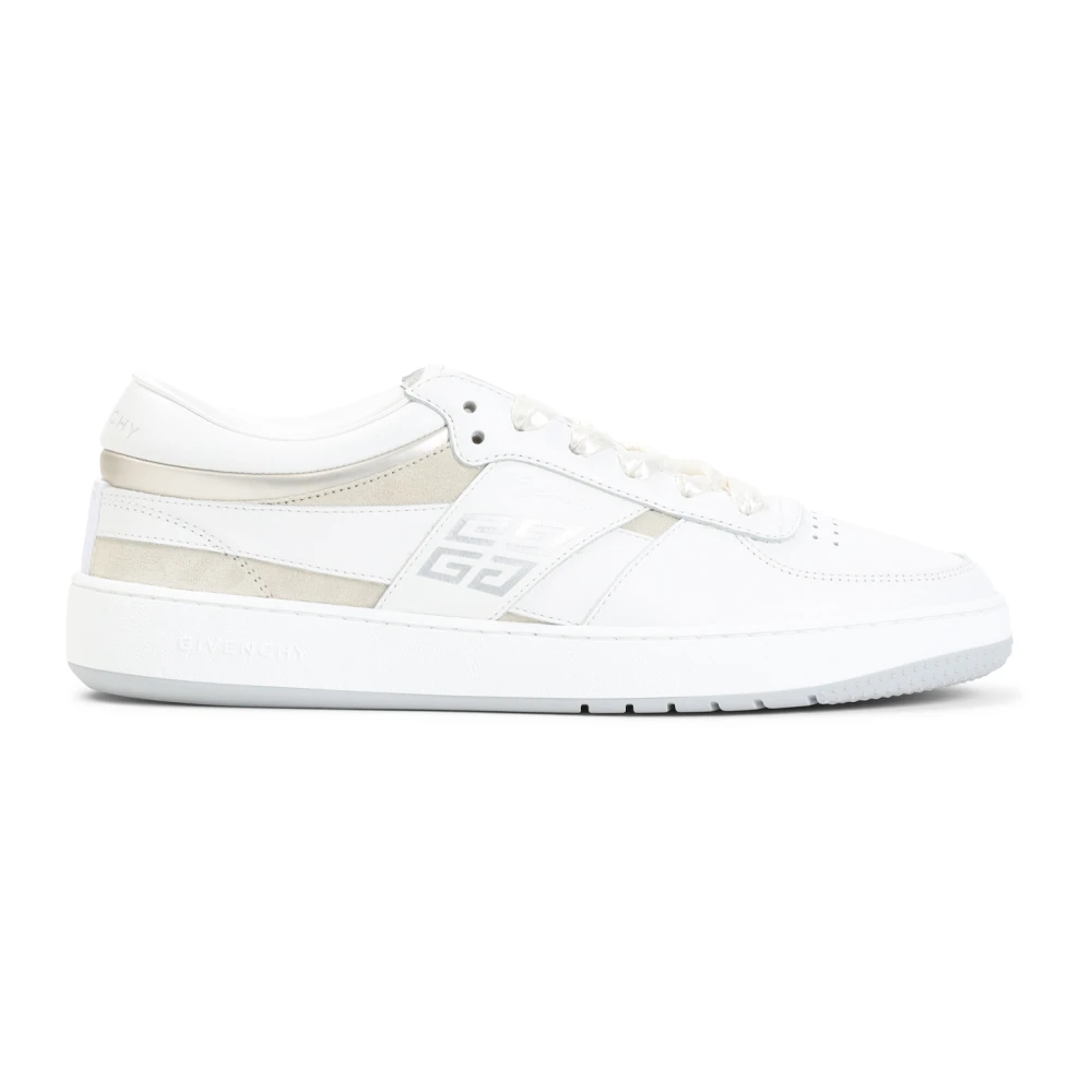 Givenchy Witte Leren Sneakers voor Vrouwen White Dames