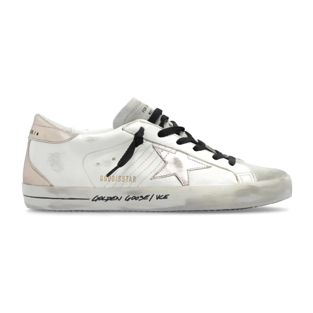 Golden Goose Super-Star Sneakers White, Dam