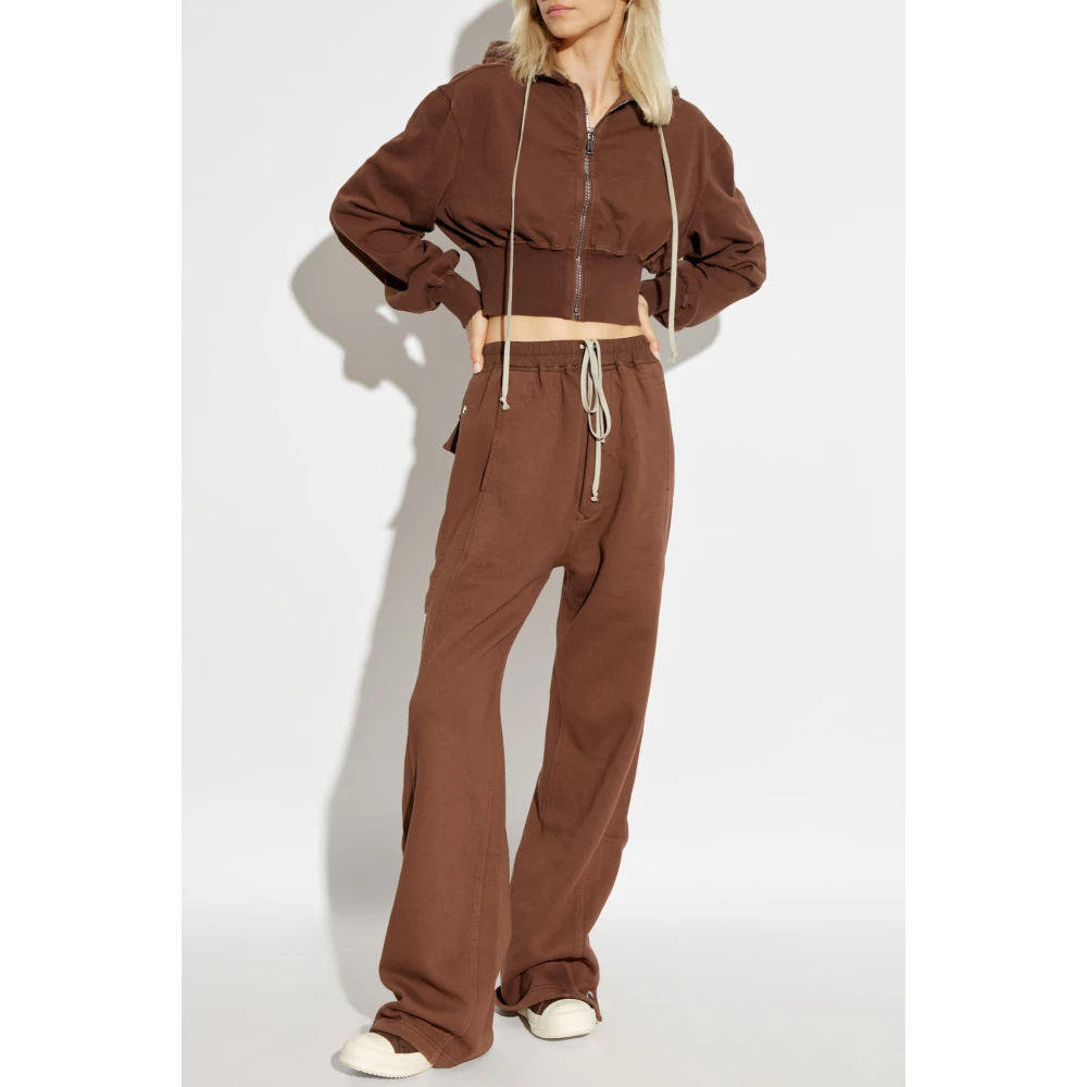 Rick Owens Sweatpants Pusher Brown Dames