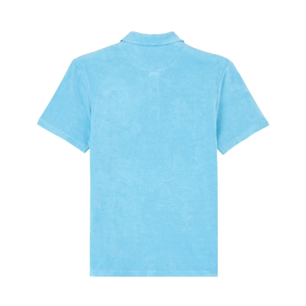 Vilebrequin Heren Terry Polo Shirt Blue Heren
