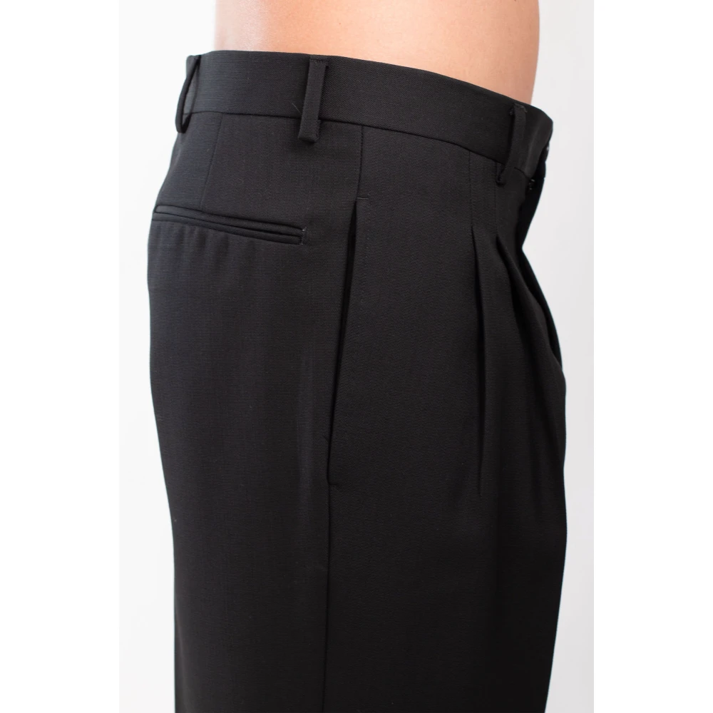 Costumein Losse Geplooide Broek Black Heren