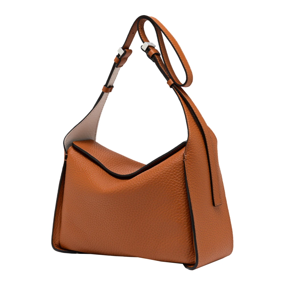 Gianni Chiarini Bruine Schoudertas met Magneetsluiting Brown Dames