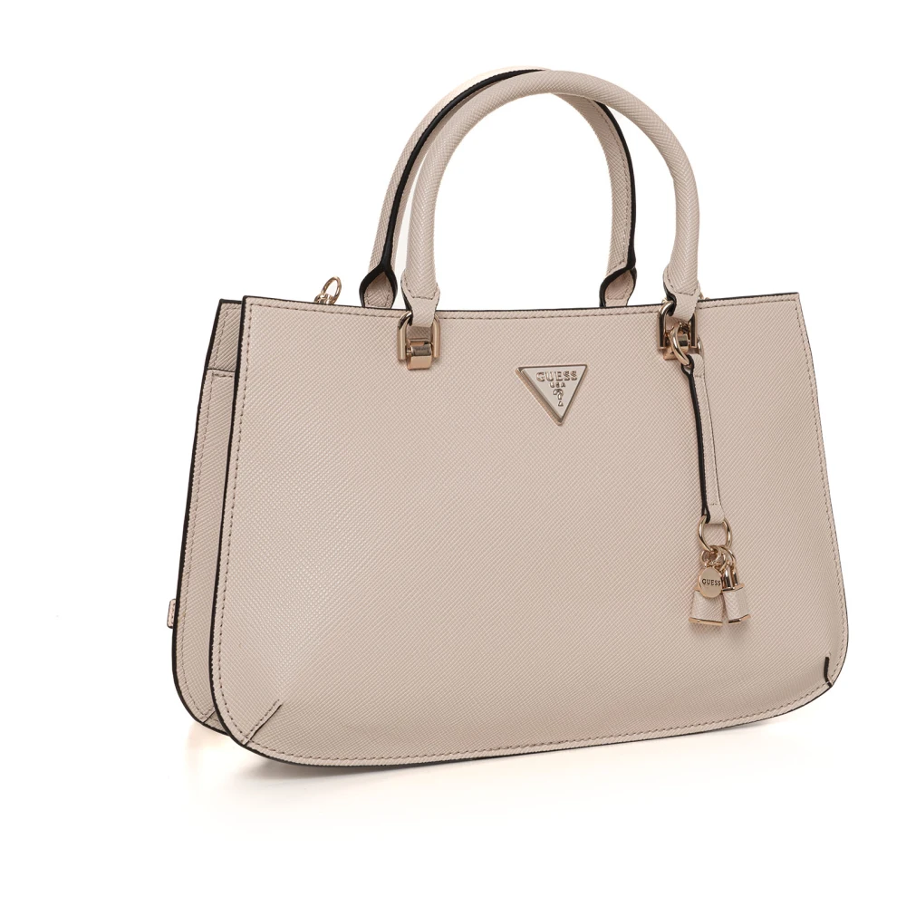 Guess Middelgrote tas met verstelbare band Beige Dames