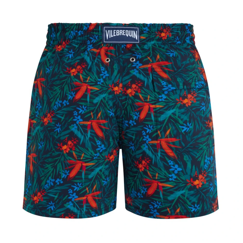 Vilebrequin Korte tropische bloemen stretch zwemshorts voor heren Multicolor Heren
