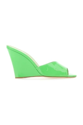 Wanda Open Toe Wedge Mules