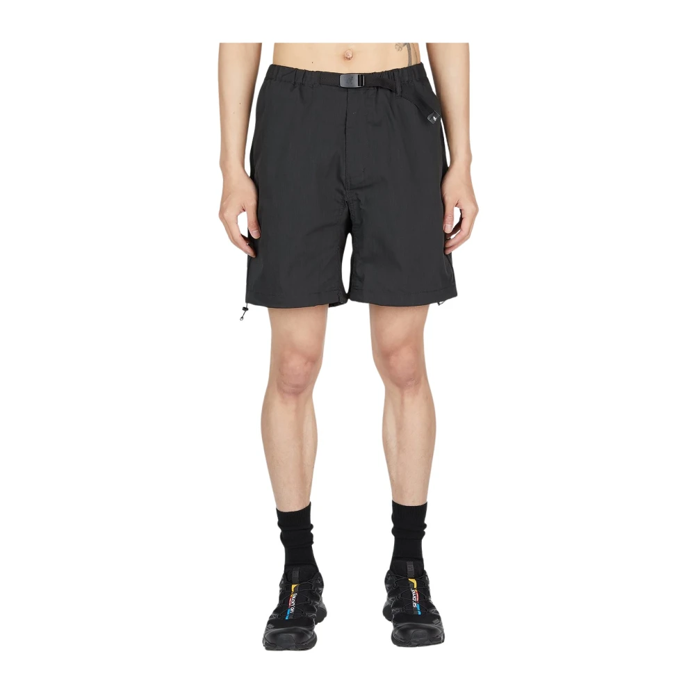 Gramicci Technische Shell Shorts met Gesp Riem Black Heren