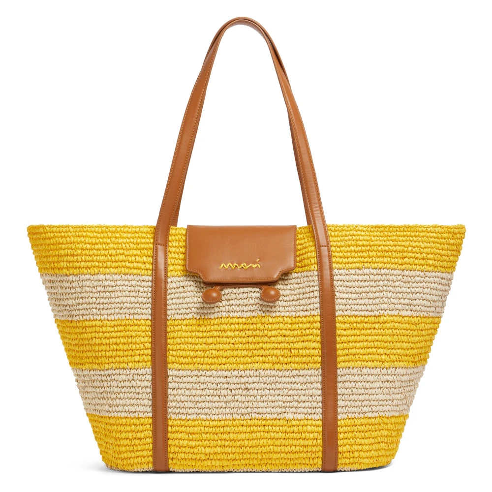 Marni - Bags > Tote Bags - Yellow - Marni - Modalova