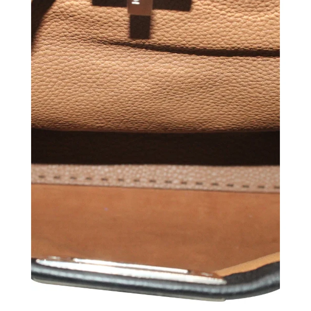 Fendi Vintage Pre-owned Leather handbags Black Dames