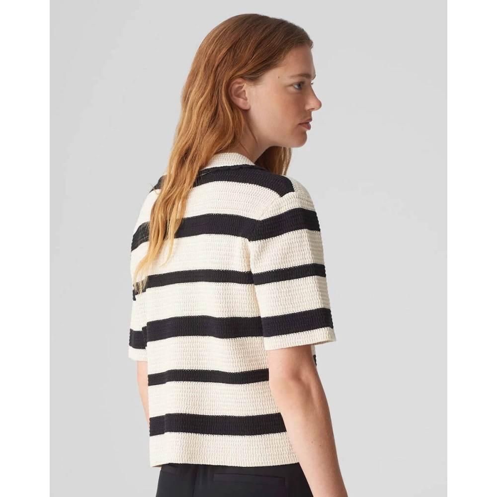 Opus Stijlvolle Pullover met Pertiny Detail Black Dames