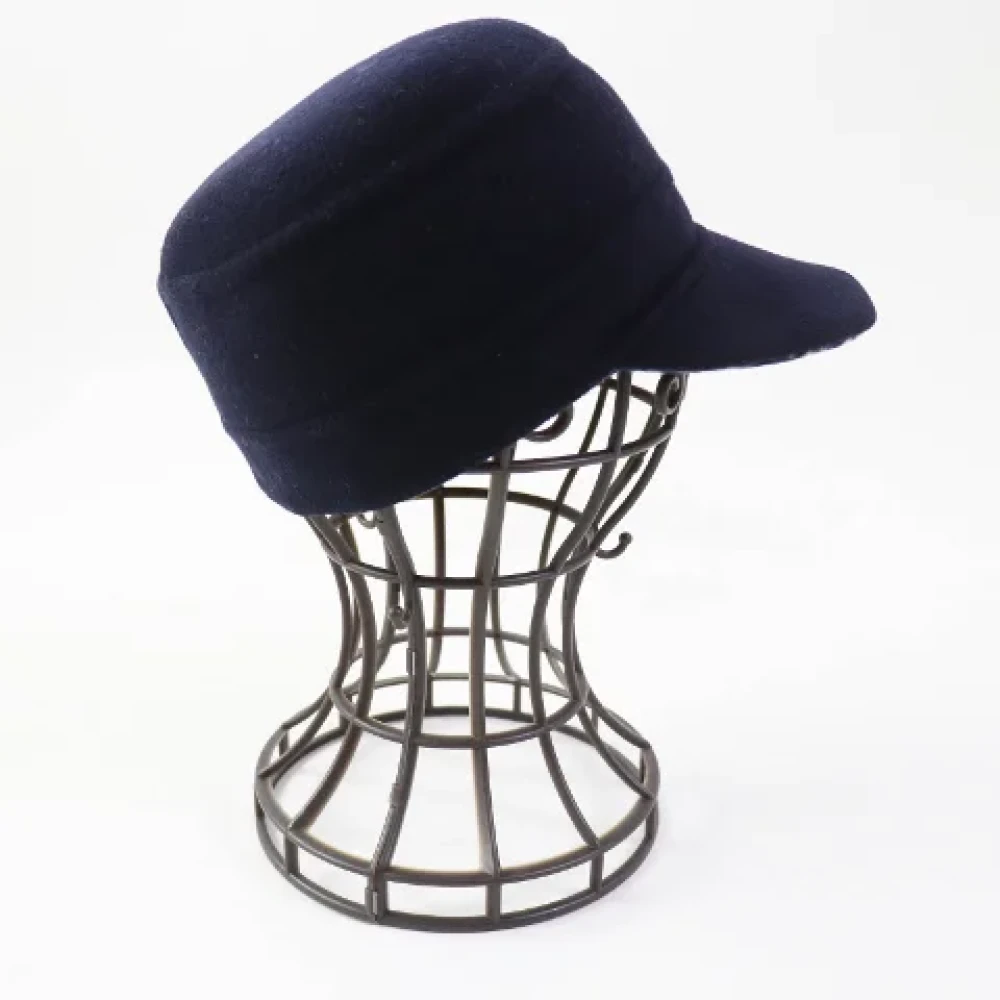 Dior Vintage Pre-owned Fabric hats Blue Dames