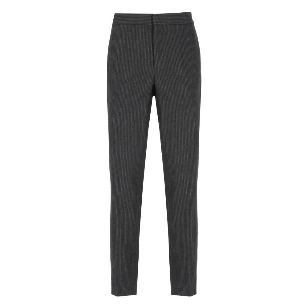 Fabiana Filippi Grijze Wol Pinstriped Broek Gray Dames