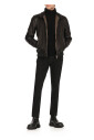 veste-en-cuir-noir-avec-col-haut