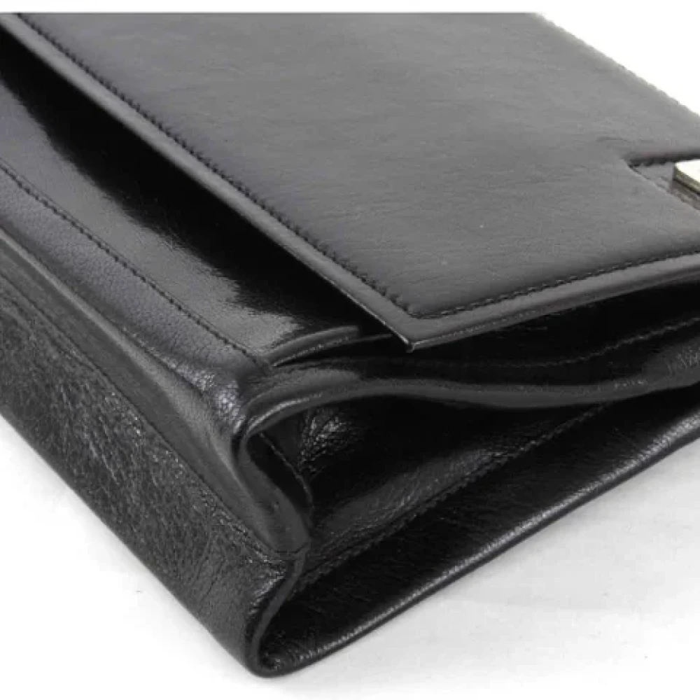 Bally Pre-owned Fabric shoulder-bags Black Dames