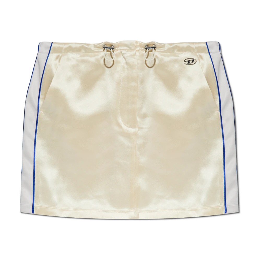 Diesel Kvinno Beige Kjolar Dam, Xs, Kjol O-Dette