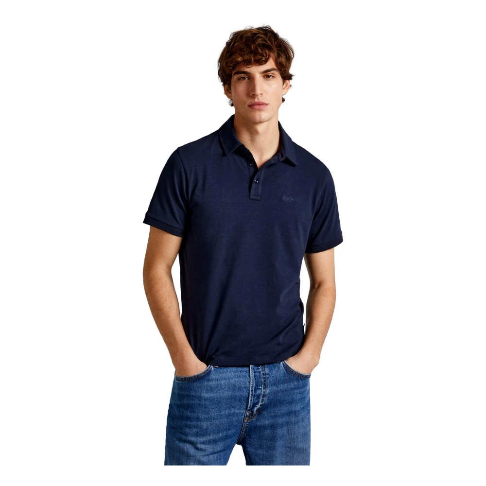 Pepe Jeans Heren Harper Polo Shirt Blue Heren