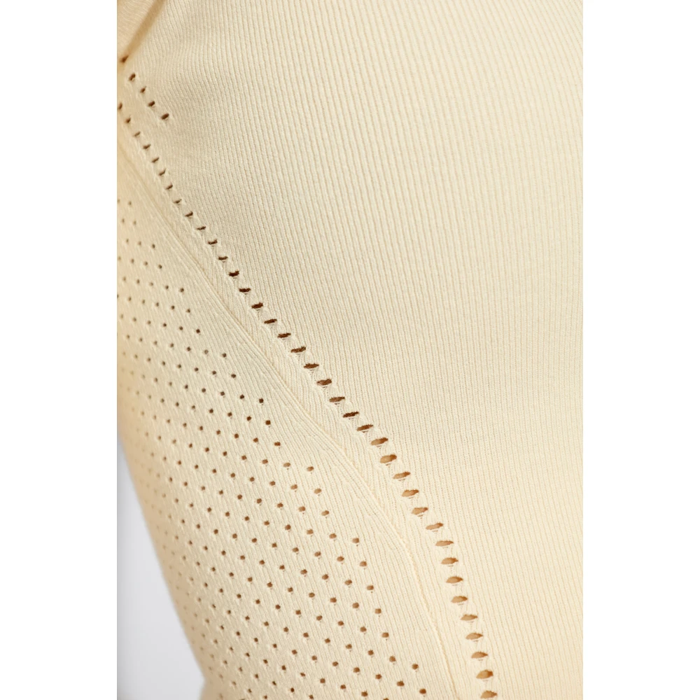 Max Mara Geperforeerde top Nadar Beige Dames