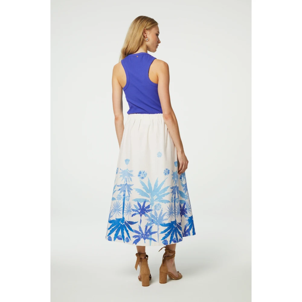 Fabienne Chapot Donkerblauwe Jersey Tanktop Blue Dames