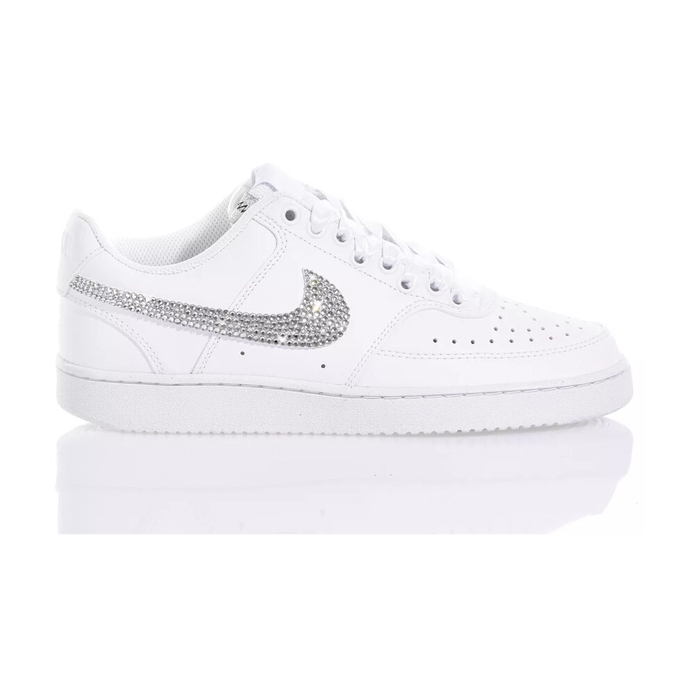 Zapatillas Plateadas Blancas Hechas a Mano Nike Hombre Miinto