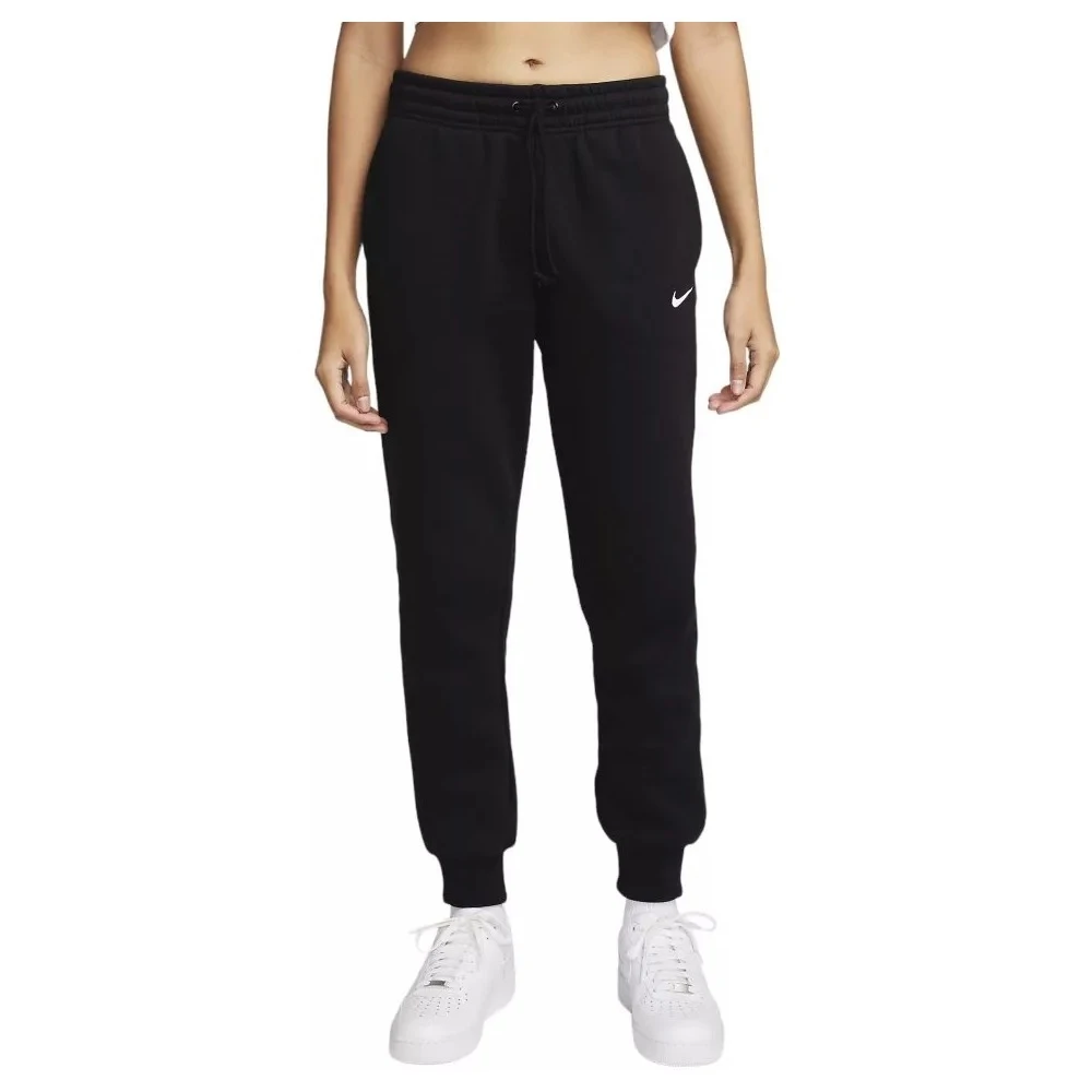 Nike Damen Schwarz Phoenix Fleece Mid Rise Trainingshose - Image 5