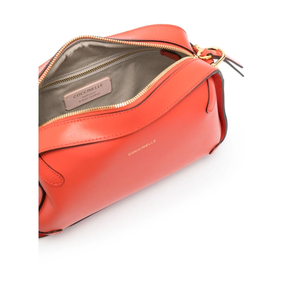 Coccinelle Rode Top Handvat Schoudertas Red Dames
