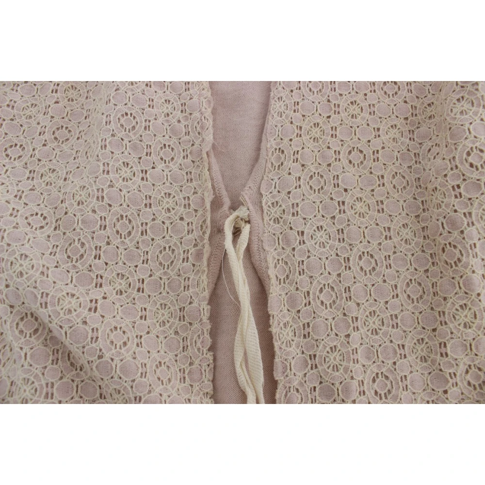 Pink Memories Elegant Pink Wrap Sweater Pink Dames
