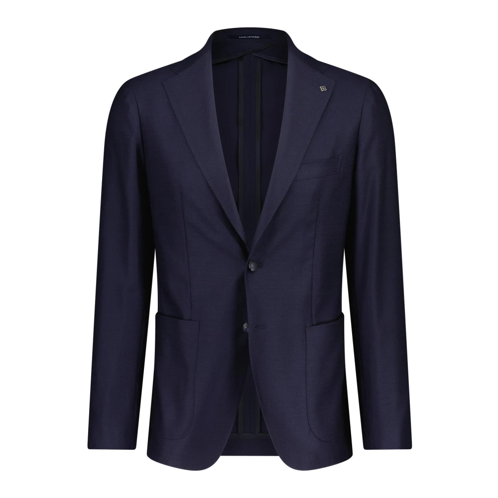 Tagliatore Wollen Blazer met Twee Knopen Blue Heren