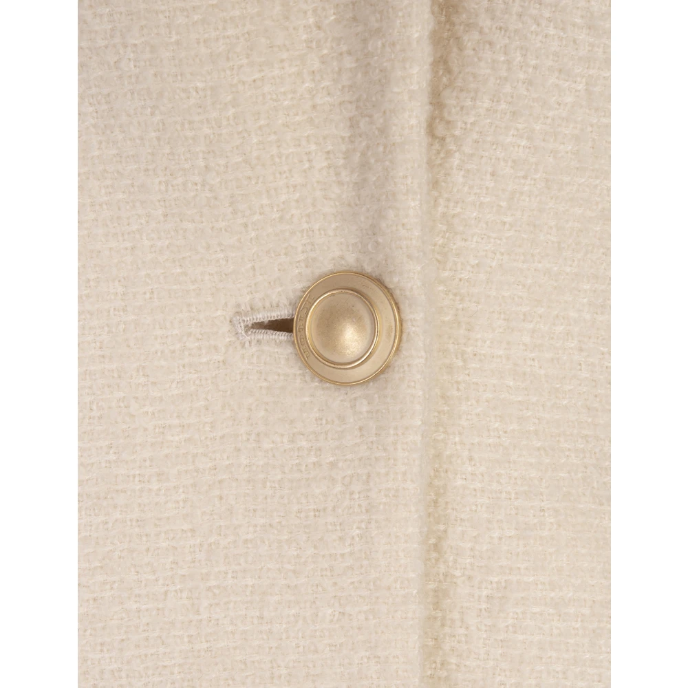Kiton Witte Kasjmier Zijde Mix Trui White Dames