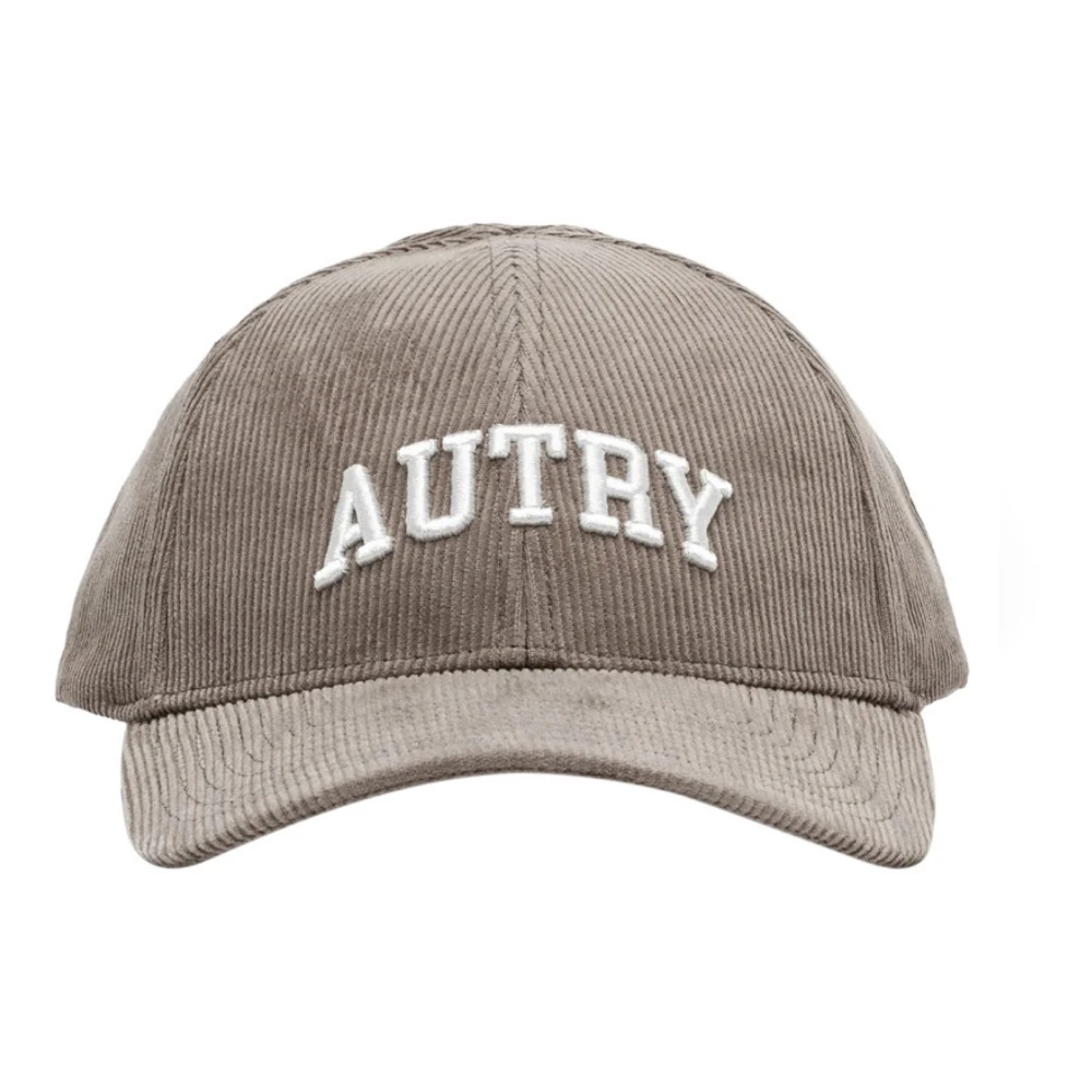 Autry Fluweel Katoen Baseballpet Gray Heren