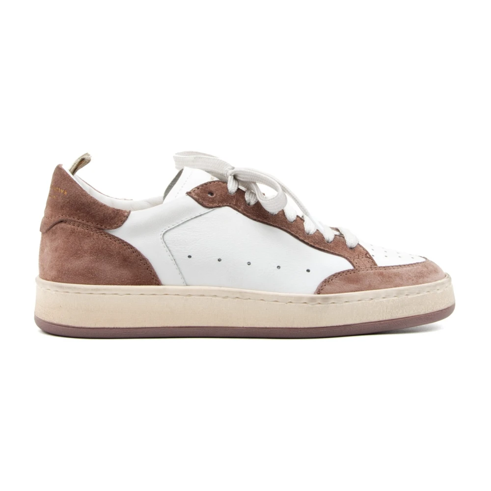 Officine Creative Leather Sneaker Dames Schoenen Beige