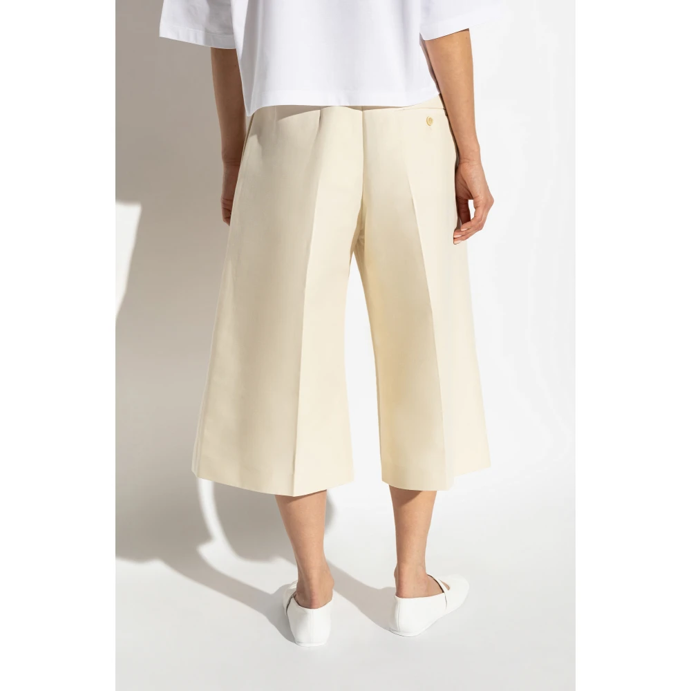 Marni Katoenen Bermuda's Beige Dames