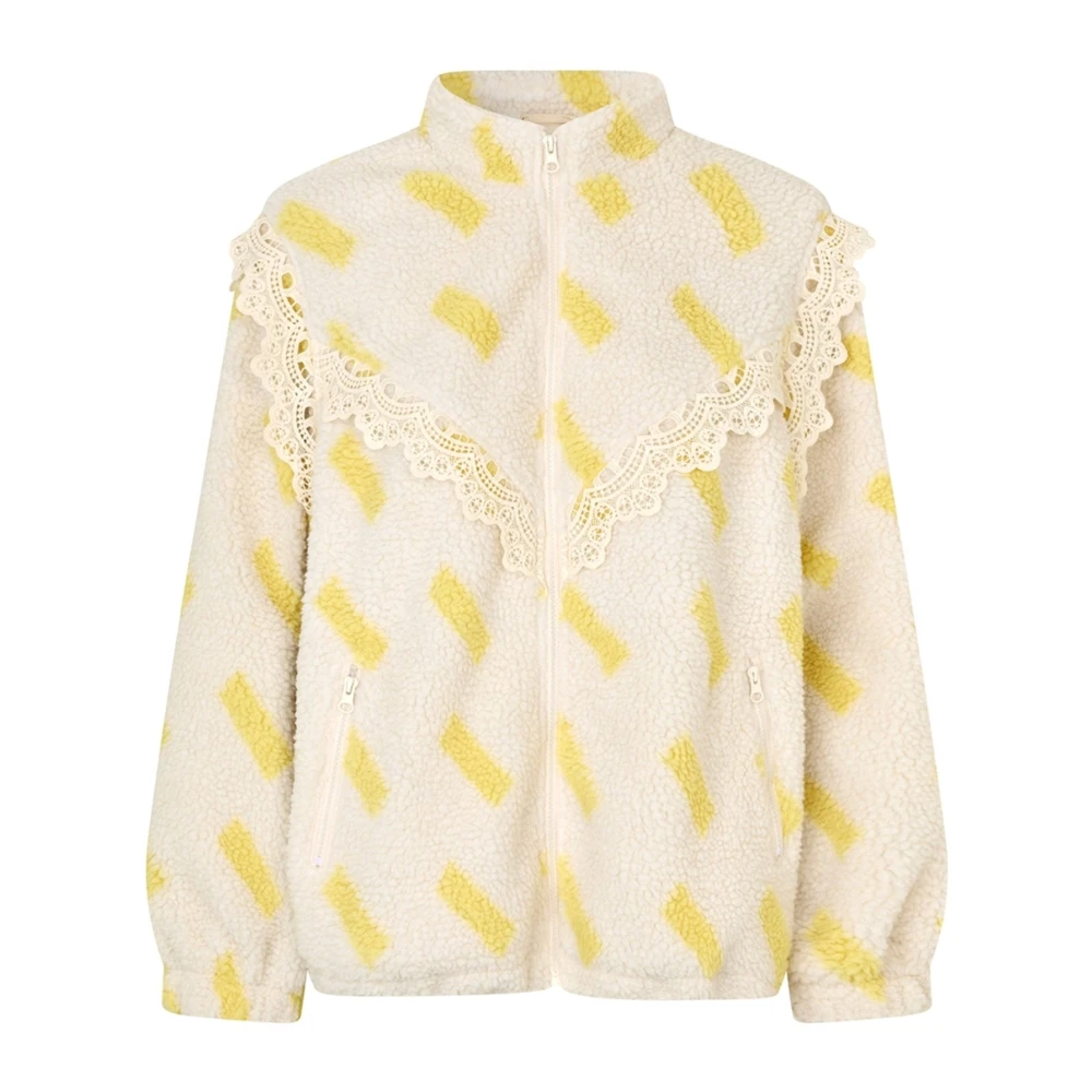 Lollys Laundry Donna Giallo - Faux Fur & Shearling Giacche - Jackets - L