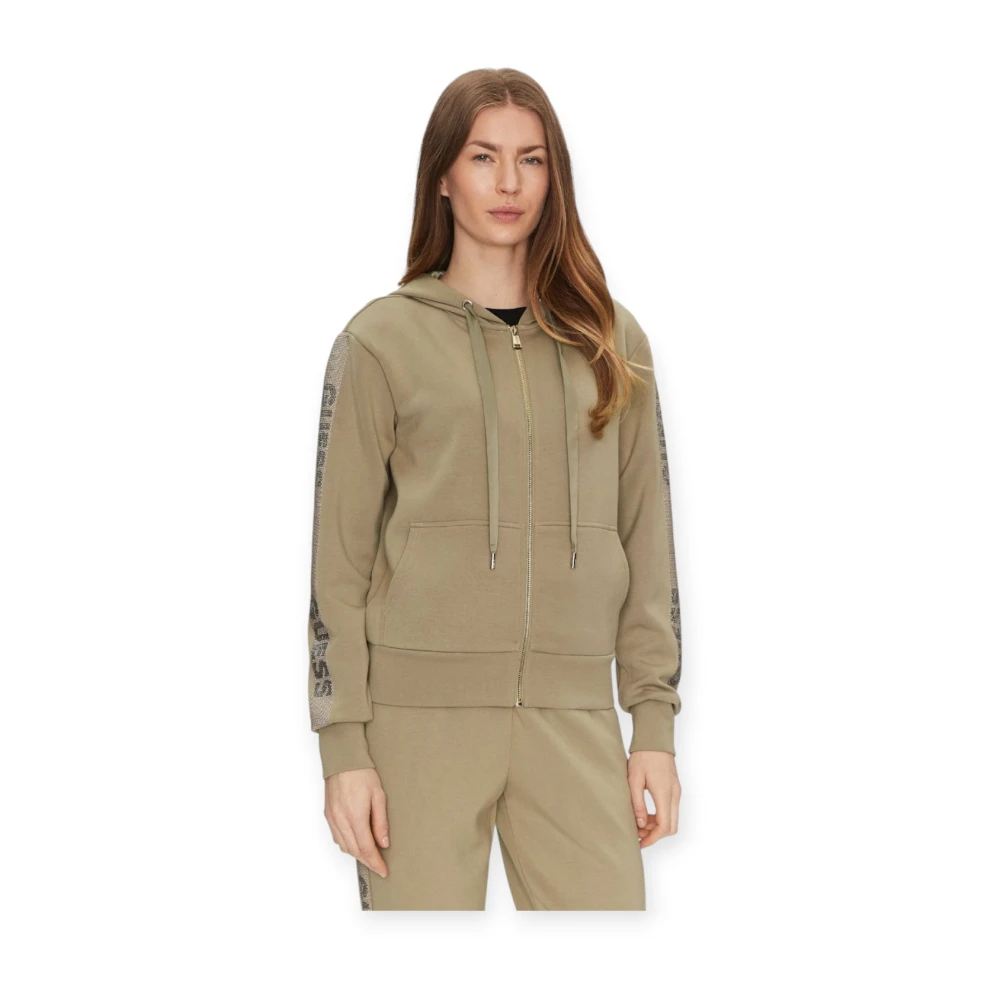 Guess Stijlvolle hoodies voor mannen en vrouwen Green Dames