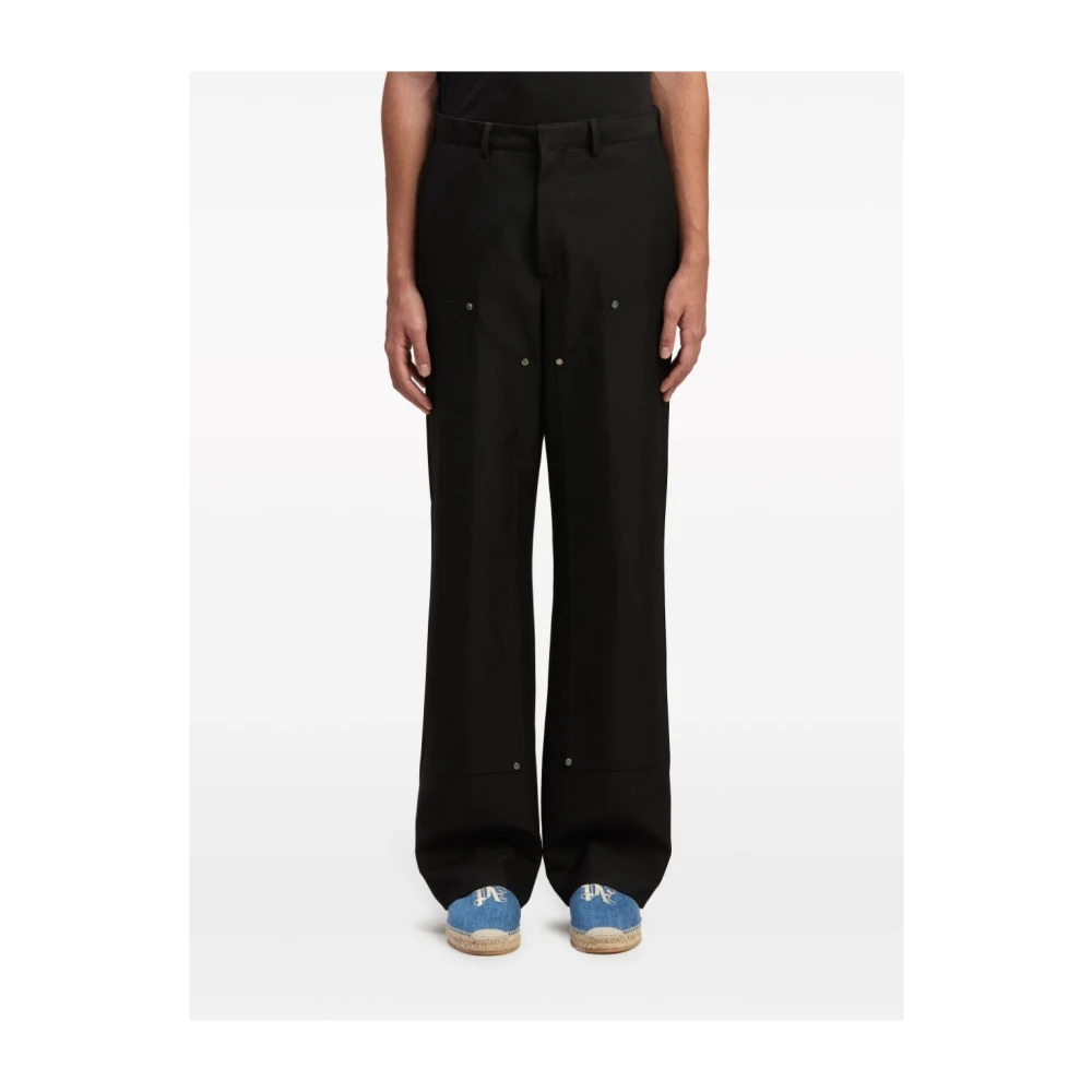 Palm Angels Trousers Black Heren