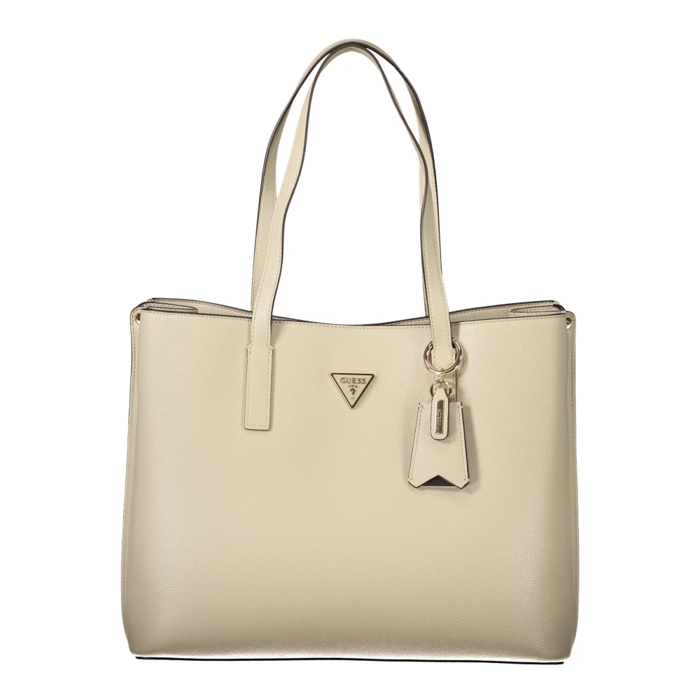 GUESS shoulder bag Meridian II Girlfriend Tote Light Taupe - Image 2