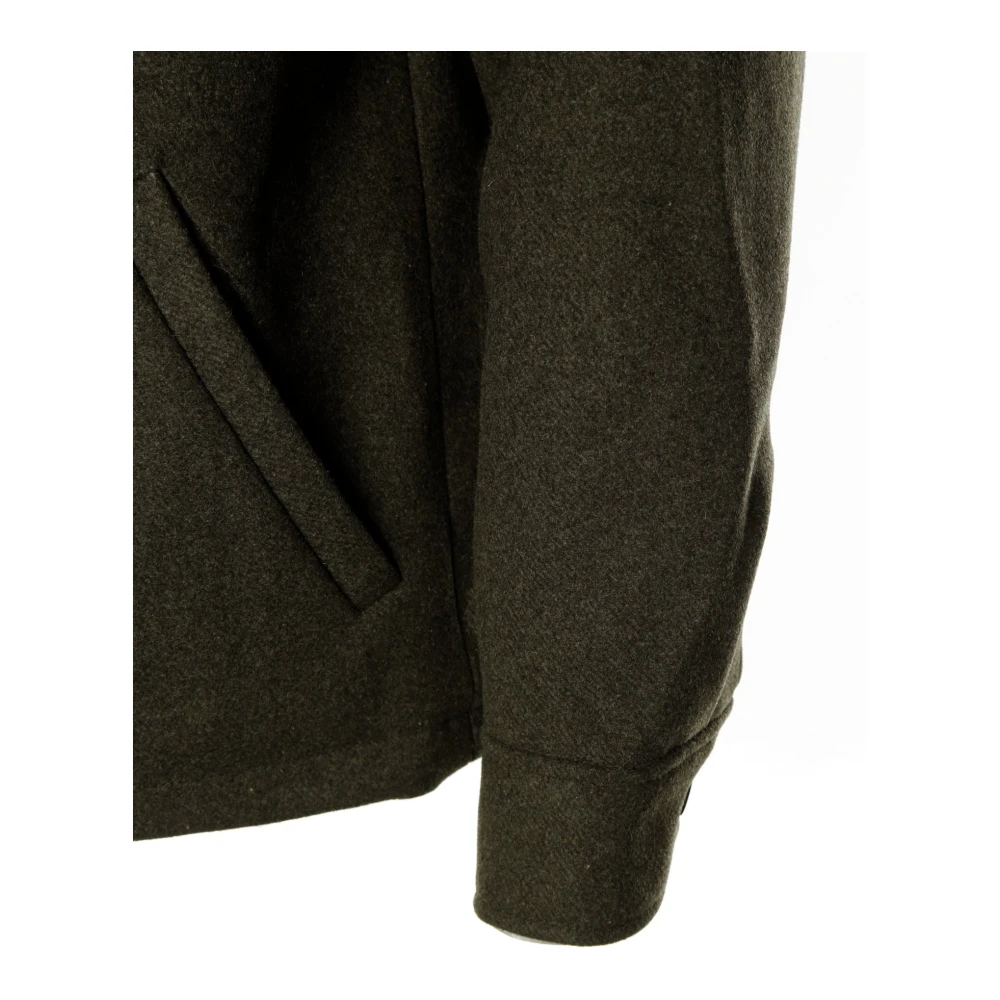 Samsøe Kent Kraag Jas met Thermore Isolatie Green Heren