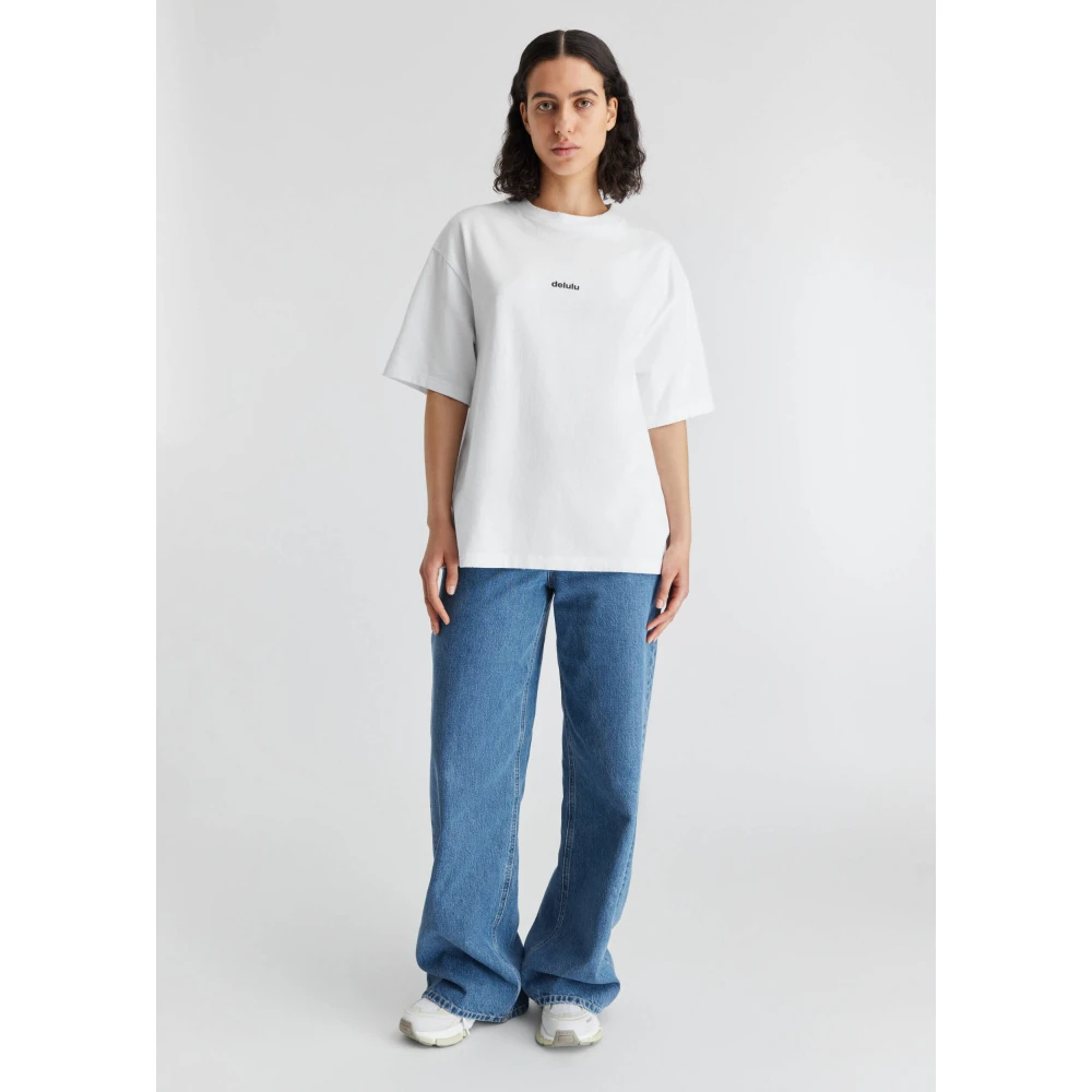 Axel Arigato Delulu Distressed T-Shirt White Dames